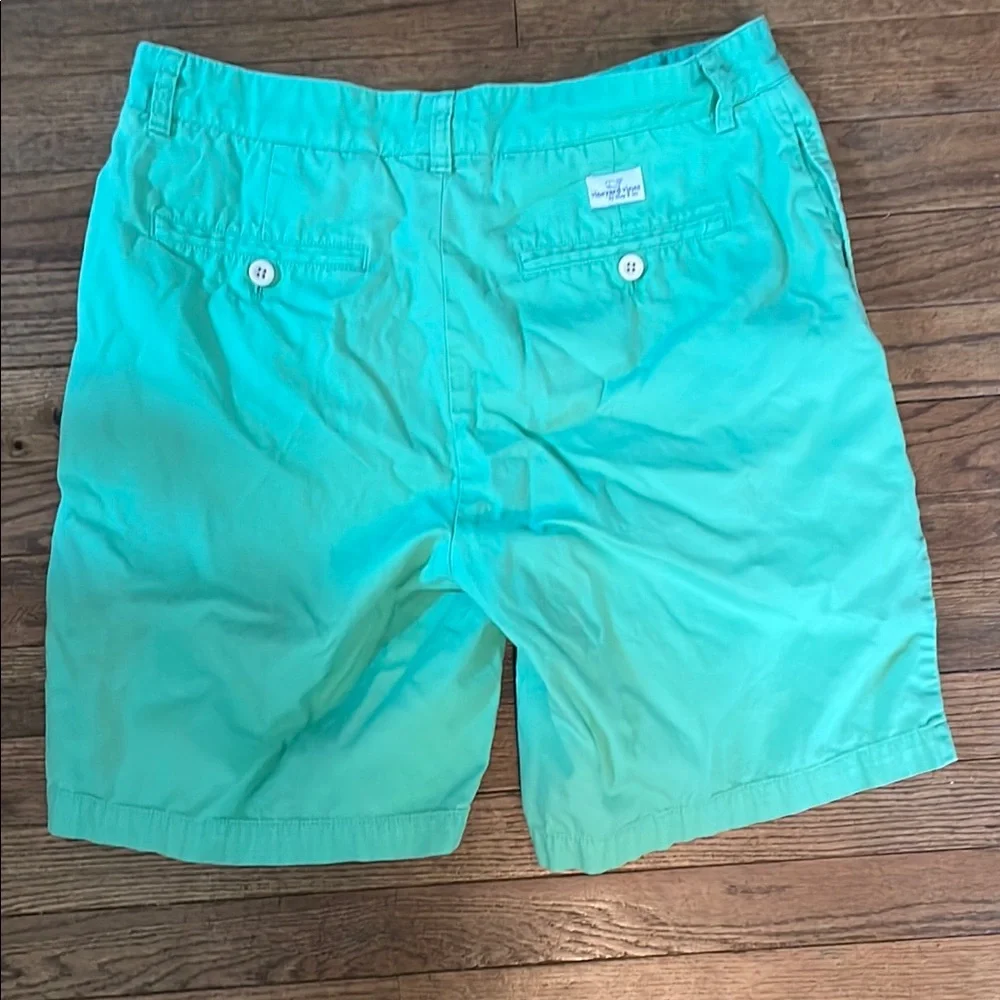 Vineyard Vines Lime Green Flat Front Shorts for men